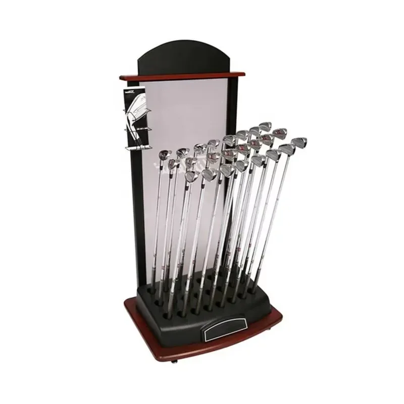 Retail store golf club display stand