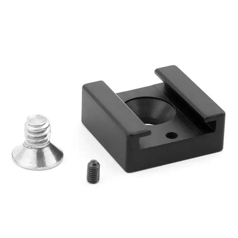 Cold Shoe Mount Adapter Base with 1/4