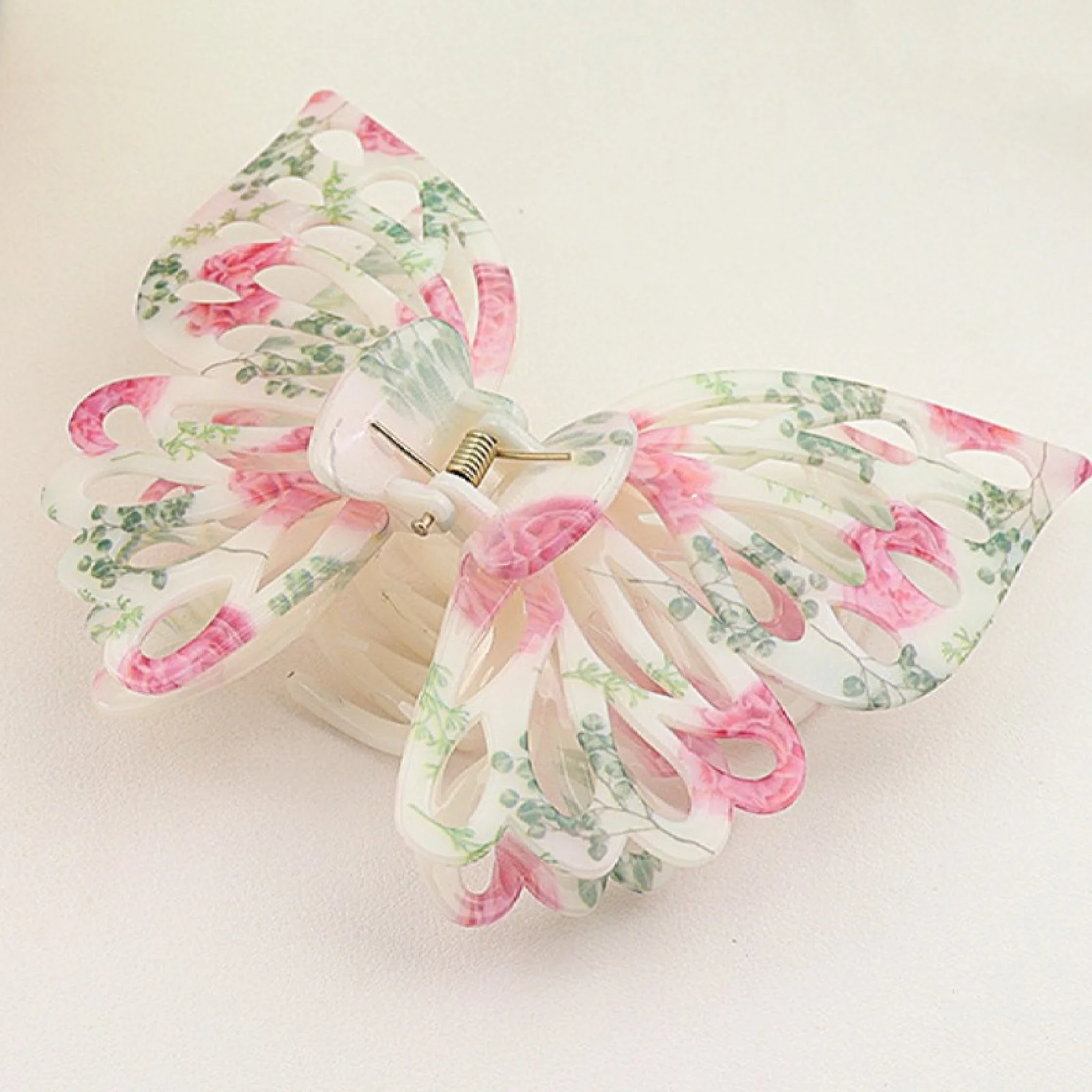 1PC Super Fairy, Doppelschicht, Schmetterling, Haarspange, Hinterkopf, Hochsteckfrisur, Haar, Clip, groß, Hai-Clip, Haarspange, Haarspange – Detail 5