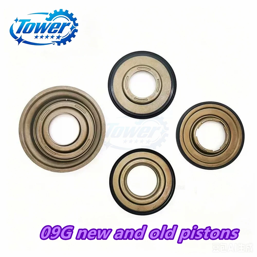 New 09G 09K 09M TF60SN TF62SN Transmission Clutch Piston Kit For VW Tiguan Bora Touran Magotan Skoda Gearbox Piston 6 Speed