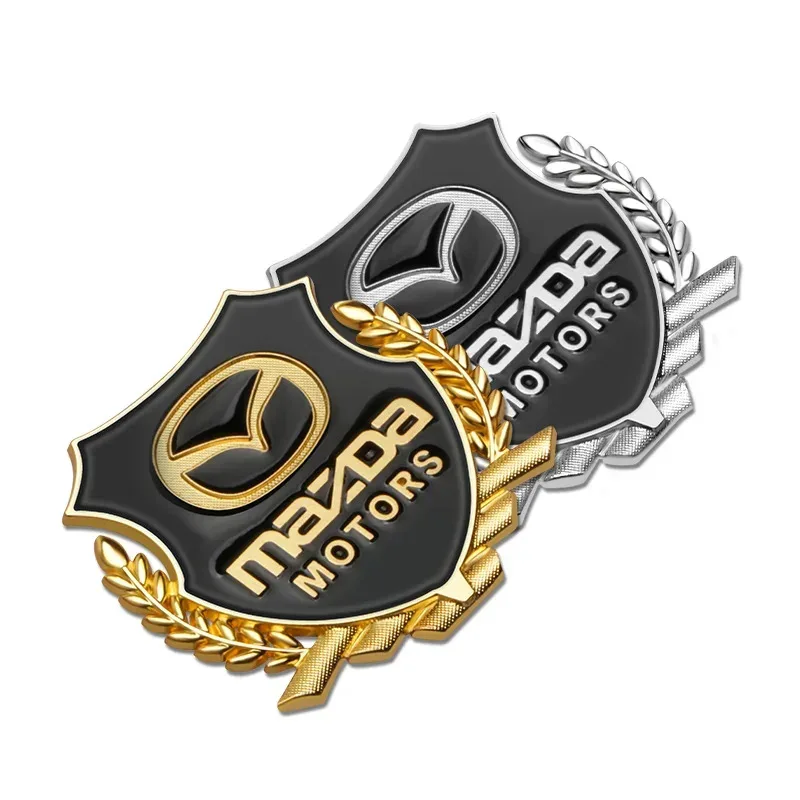 Car Badge Metal Wings Body Decoration Sticker For Mazda 2 3 6 5 Atenza CX5 CX3 MX5 CX7 Axela CX30 CX90 CX60 CX50 Car Accessories