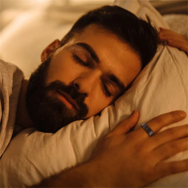 New R02 Smart Ring Waterproof Blood Pressure Blood Oxygen Sleep Tracking Heart Rate Monitoring Photo Multi-exercise Mode