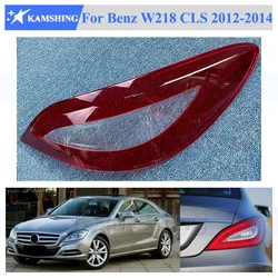 Kamshing Rear taillight Cover shell LID For Mercedes Benz W218 CLS 2012 2013 2014 tail lamp light Cover