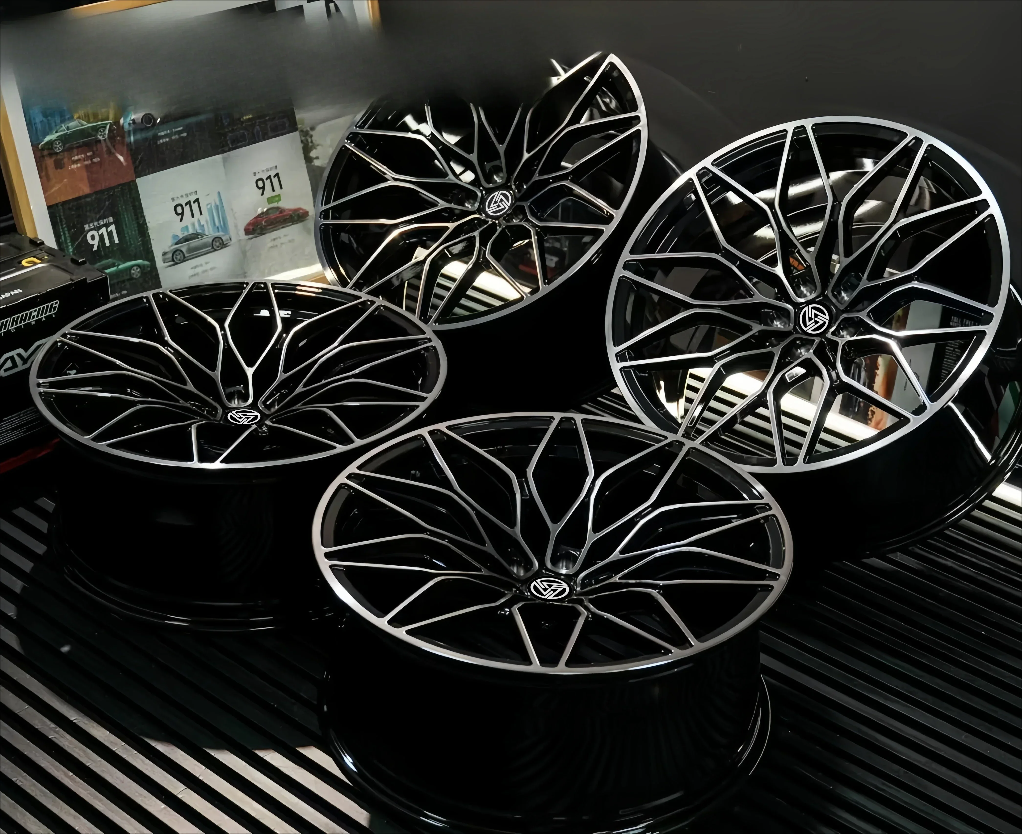 for Custom Deep Concave Design 5x112/114.3/120 19 - 22Inch 1/2 piece Rims Racing Car Forged Wheels for BMW Mercedes-Benz Audi