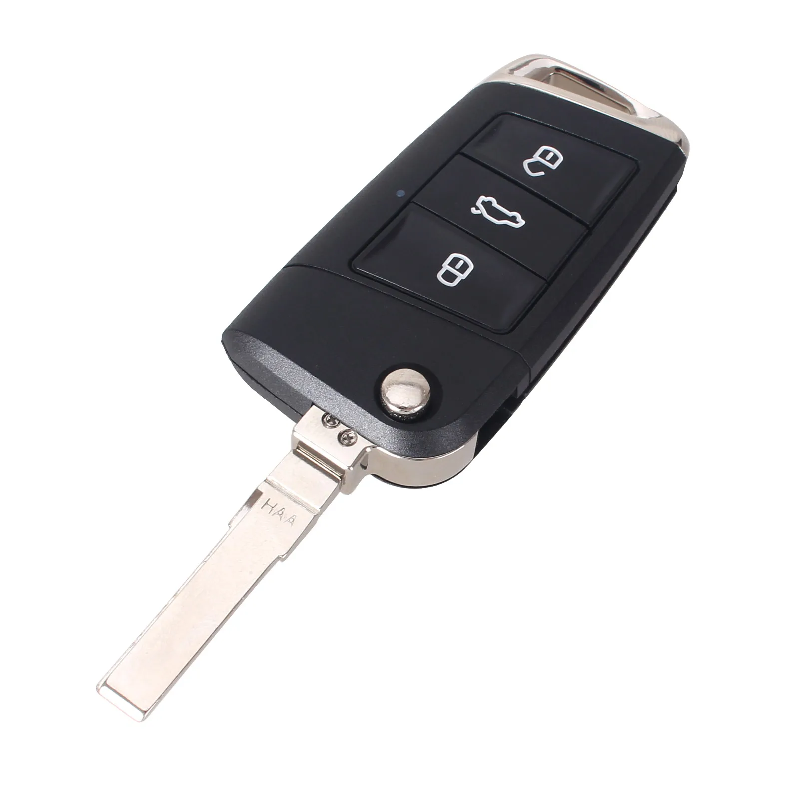 KEYYOU 3 BT Modified Folding Flip Car Remote Key Shell Case With Blade for Volkswagen VW Golf 7 Jetta Passat Beetle Polo Bora