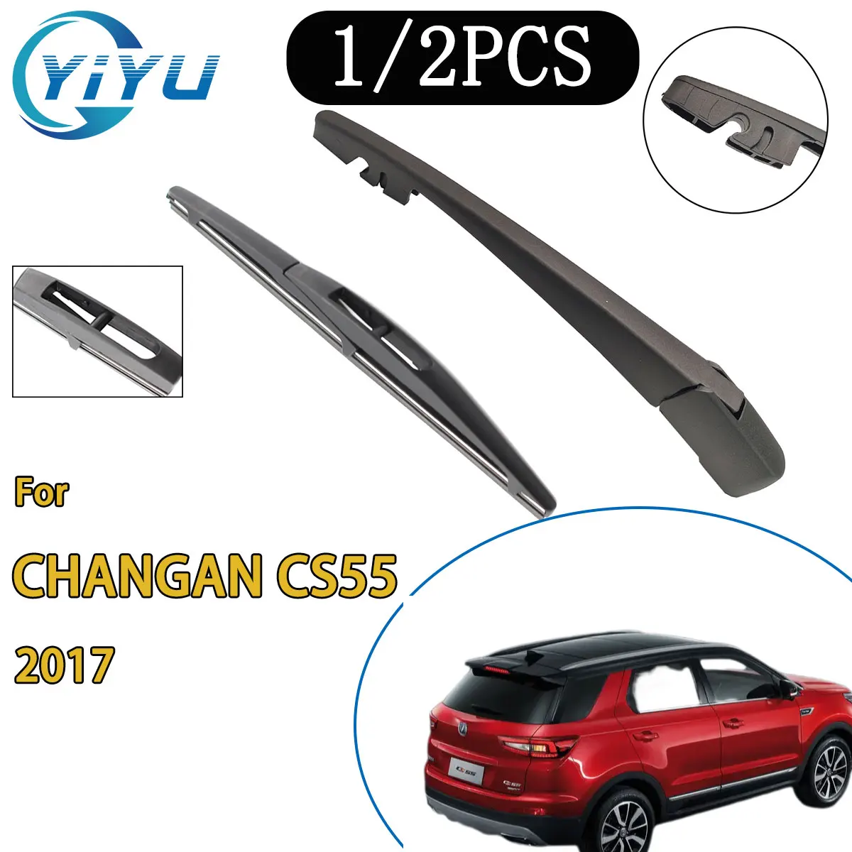 

1/2 шт. автомобильный рычаг заднего стеклоочистителя, щетка стеклоочистителя для CHANGAN CS55 2017, автомобильные аксессуары, аксессуары