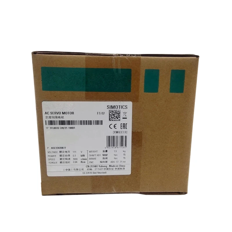 

Совершенно новый оригинальный 1FL6032-2AF21-1MB1 программируемый контроллер серводвигателя переменного тока ПЛК