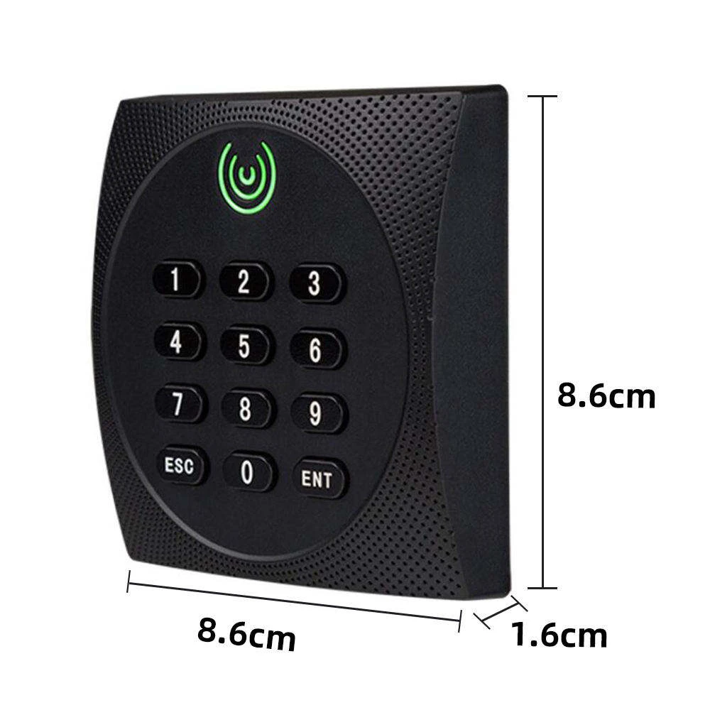 EM RFID 125KHZ Proximity Keypad access control system Chip Smart ZK KR602E Card Reader lecteur rfidcarte lecteur 125khz reader