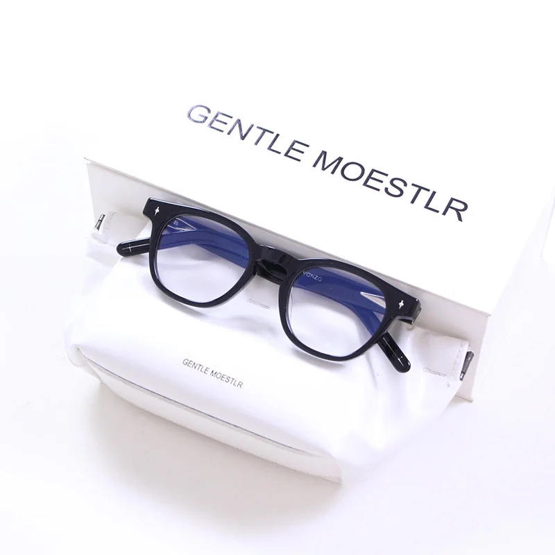 Gentle Moestlr2024 New GM Glasses Frame Vonzo Starry Sky Series Boli Plate Black Frame Glasses