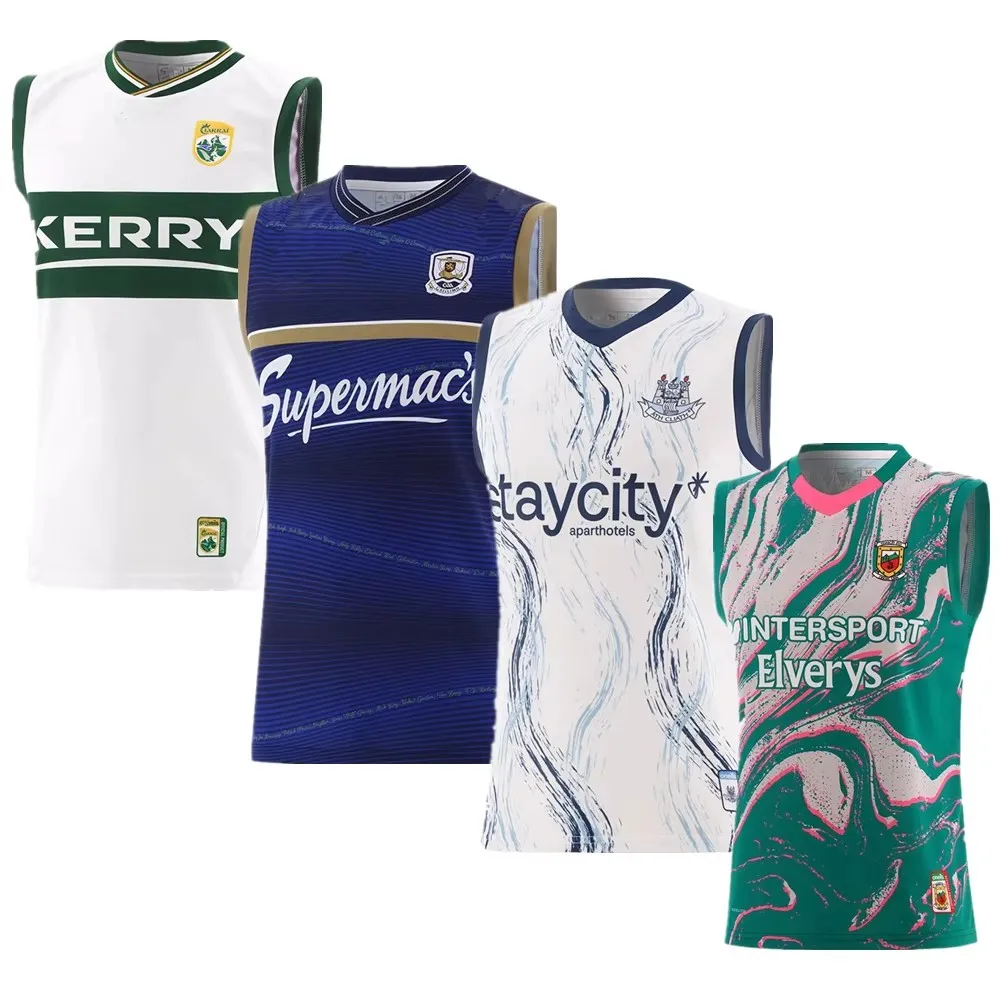 2024 2025 gaa singlet Cork Kerry Tipperary Mayo jersey Clare Dublin Donegal t-shirt Offaly Down Derry gaa shirt vest