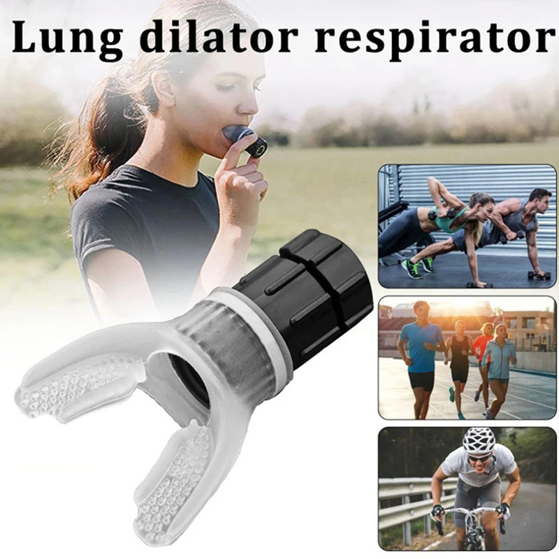 

Breathing Trainer Lung Respirator Fitness Equipment Respiratory Silicone High Altitude Training Outdoor Expiratory Exercise Tool