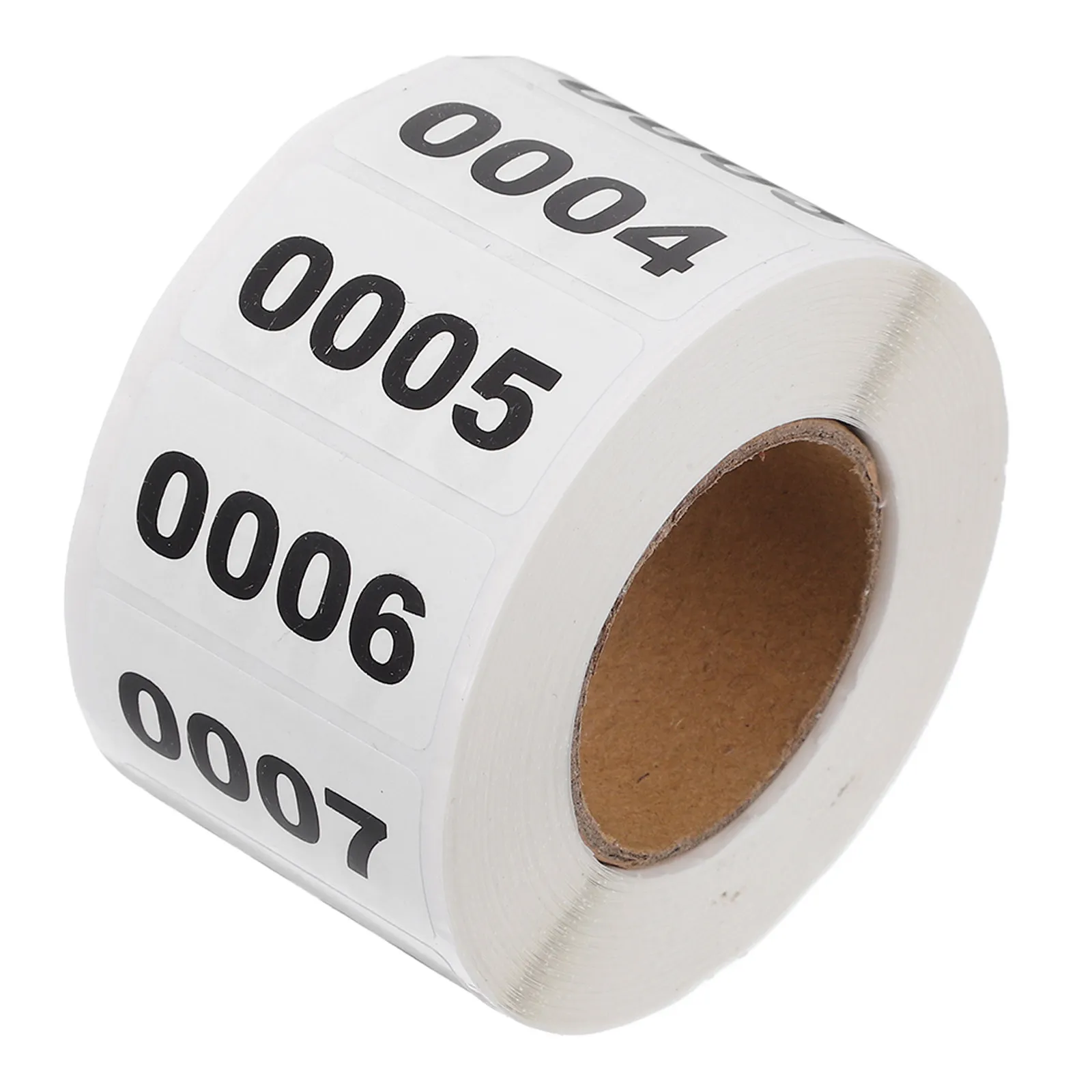 

Rectangular Number Labels Roll 0001 to 1000 Self-Adhesive Consecutive Digital Stickers for Office Warehouse Classroom Garage