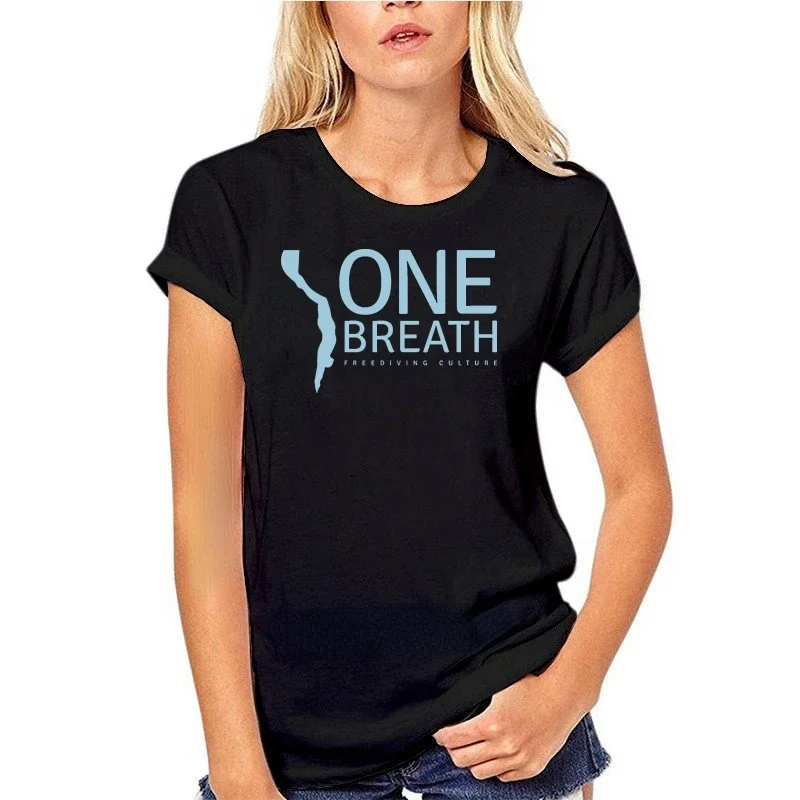 Women Men One Breath Freediving Culture Gift Idea T Shirt Summer O-Neck Comfortable Tee Street Fashion Short-sleev Camisetas