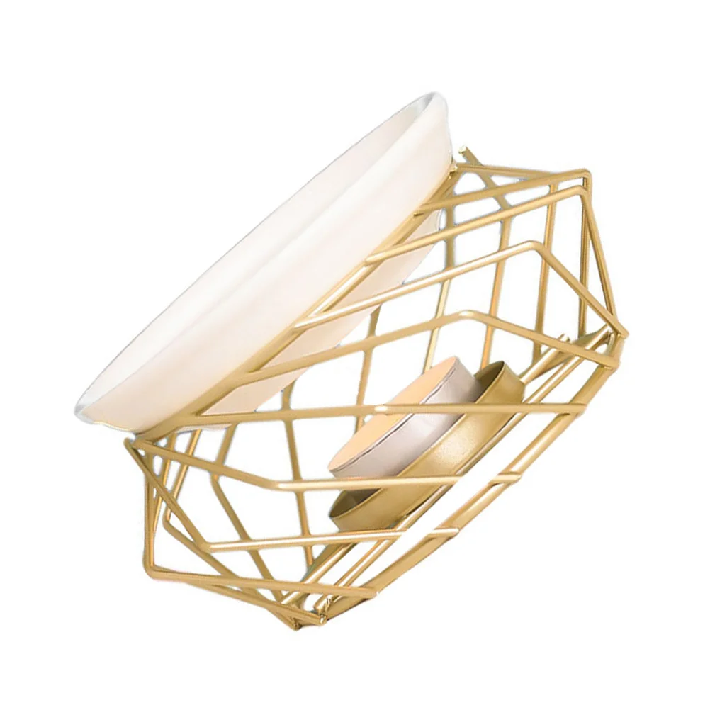 

1Pcs Geometric Aromatherapy Holder with 60Ml Ceramic Water Tray for Home Office Decor Unique Desktop Decoration Exquisite