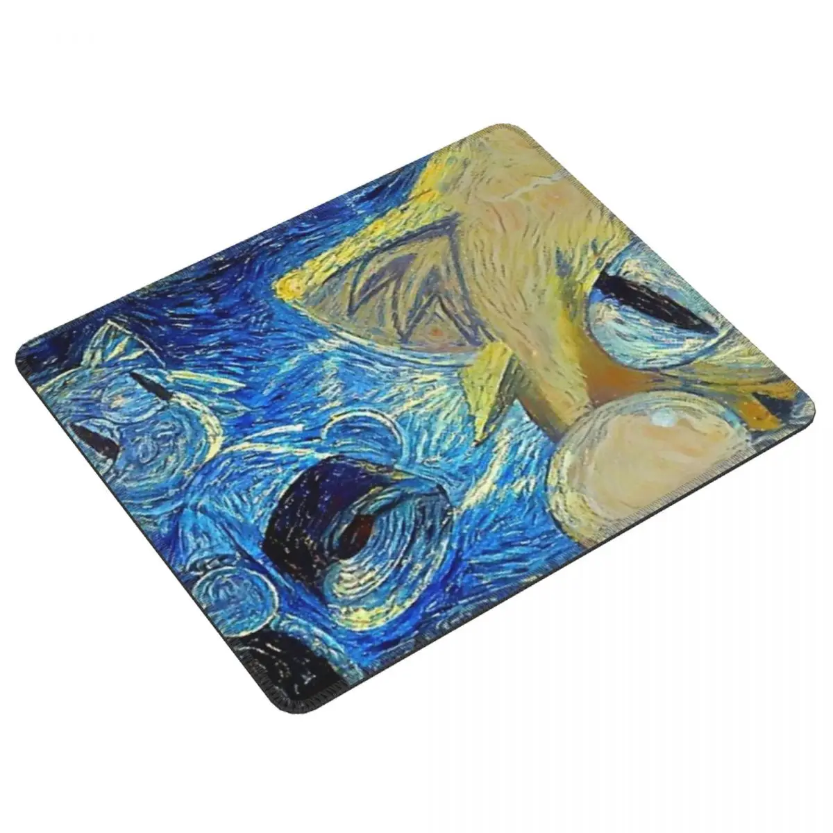 Neco Arc Starry Night Mouse Pad Computer Laptop Non-slip Keyboard Desk Mat Mousepad