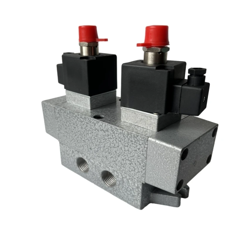 K35D2H-6 8 10 15 20 25 Double electronically controlled solenoid valve Slide valve Three-position five-way pneumatic