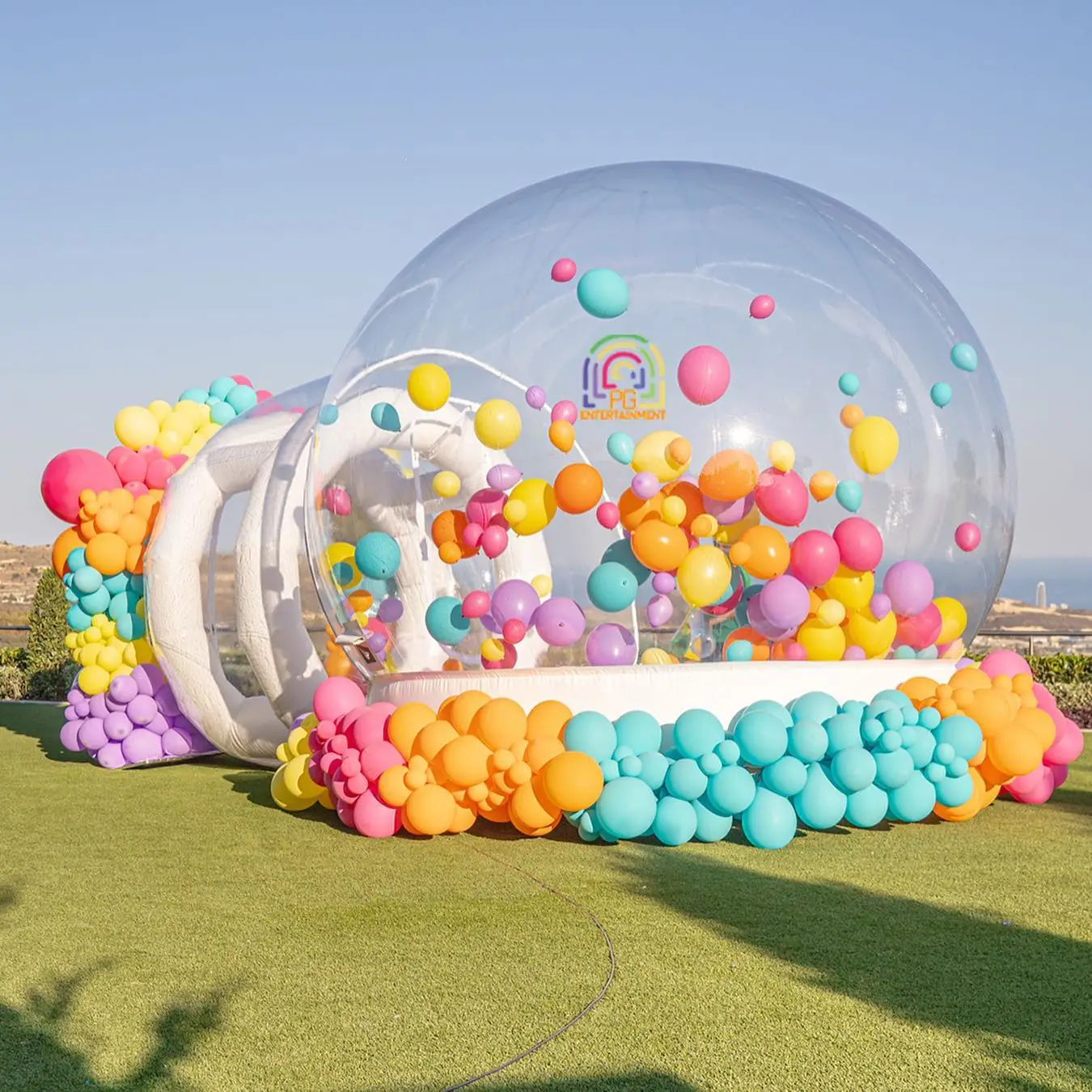 Commercial Kids Party Clear Dome Balloon Garden Tent Bubble Tent Inflatable Bubble Around House for Sale