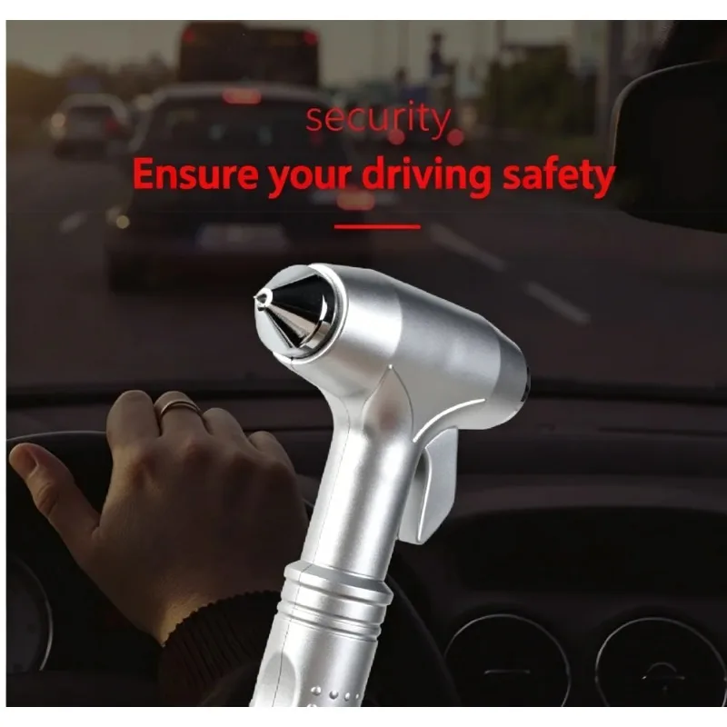 Car Emergency Safety Hammer Window Breaker with Seat Belt Cutter Auto Escape Rescue Tool Universal Car Survival Hammer