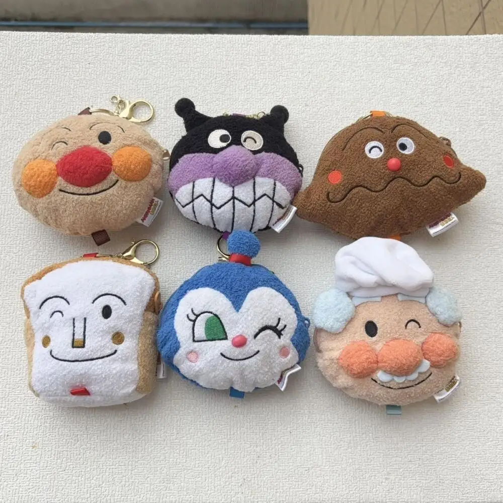 

Мягкая плюшевая кукла-брелок Anpanman, Toastman, Baikinman из серии Wink: украшение для рюкзака, подвеска, подарок на день рождения другу
