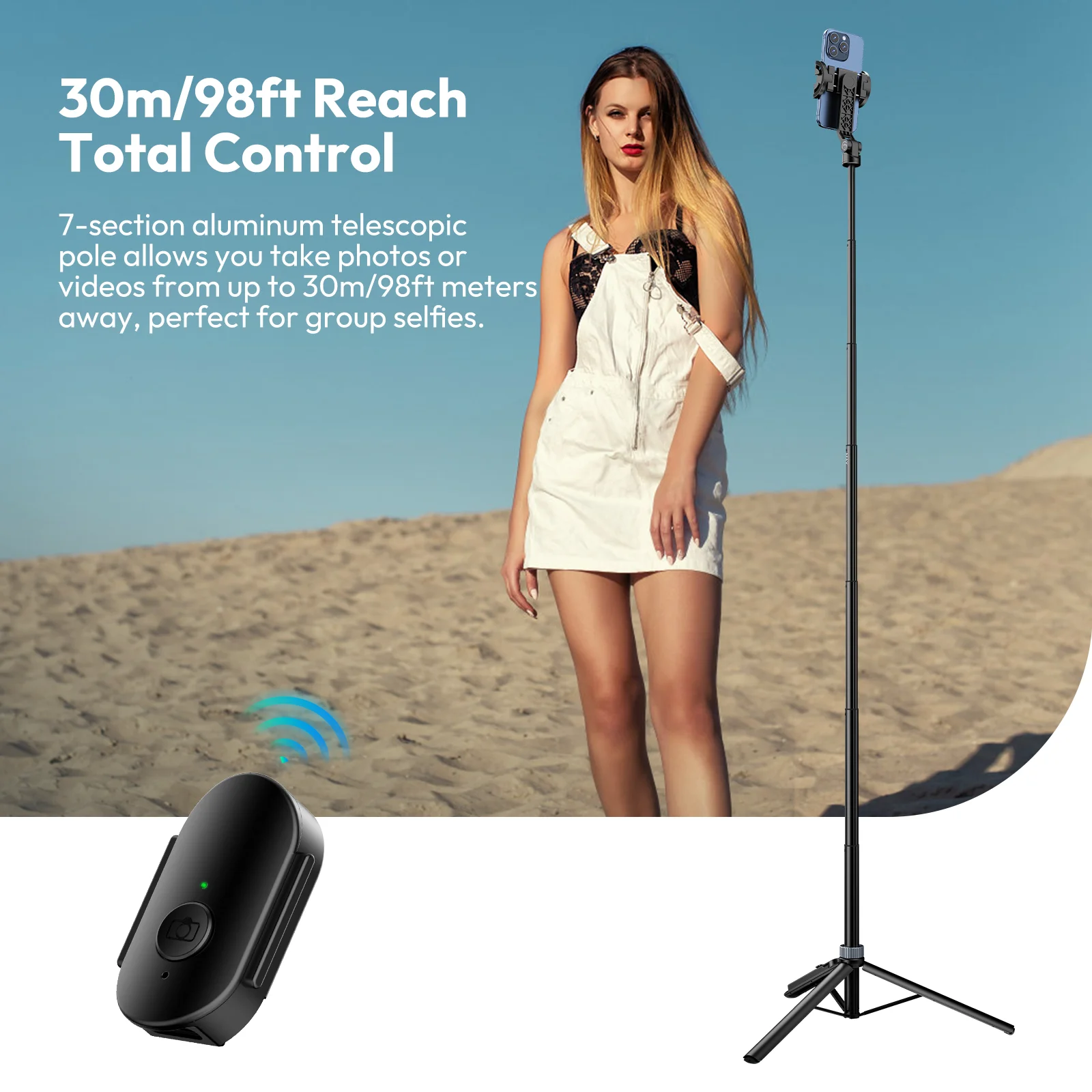 Ulanzi TT88 سطح المكتب العلوي قوس السرعوف ترايبود لنظام أندرويد أبل آيفون 16 15 Smatphone مع المشبك المغناطيسي حذاء بارد مزدوج