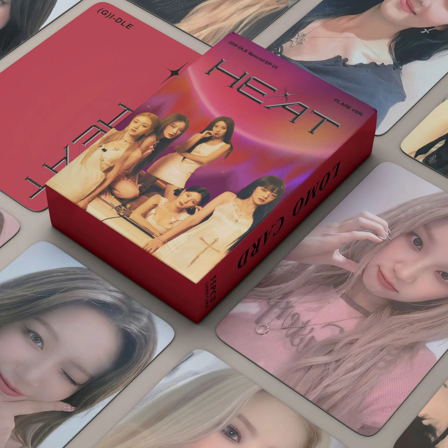 55pcs/set Kpop (G)I-DLE New Photo Album I SWAY (G)I-DLE LOMO Cards YUQI MINNIE HD Print Photocards