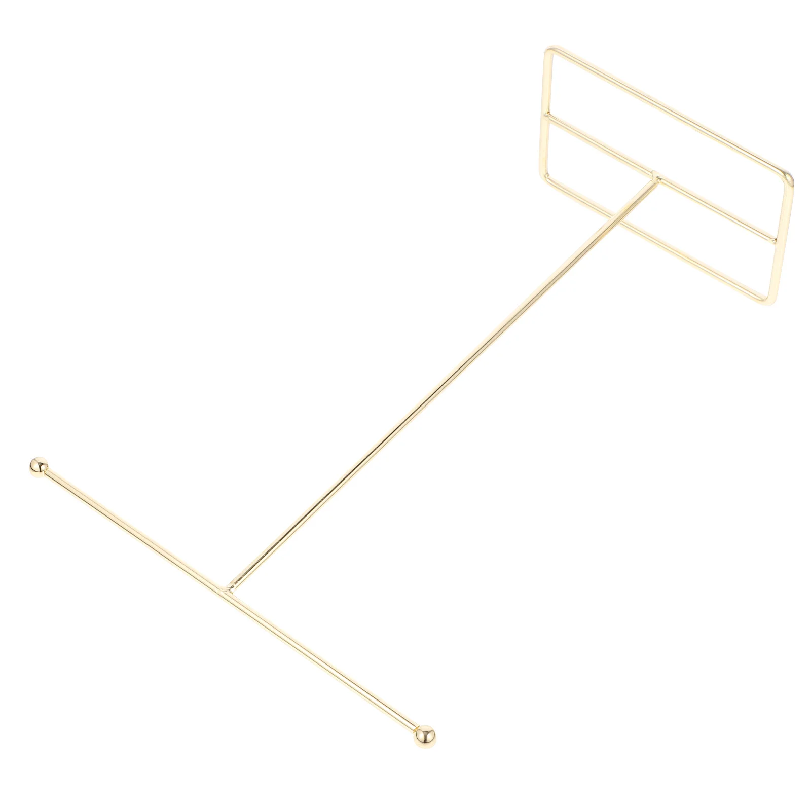 

Jewelry Stand Display T-Bar Metal Tabletop Necklace Holder Earring Organizer Rack Jewelry Storage Stand Decorative Display