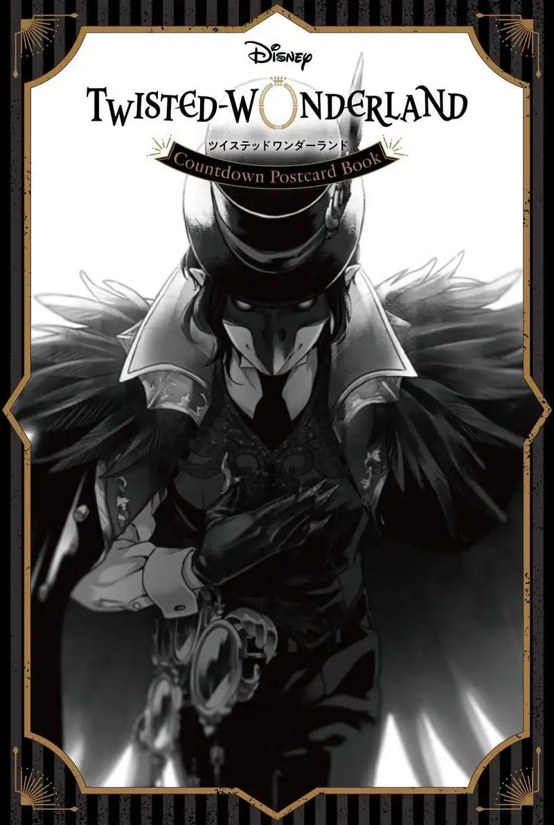 

В наличии Disney Twisted Wonderland Открытка с обратным отсчетом Книга Аниме Игровой товар Японские импортные иллюстрации Коллекционная открытка