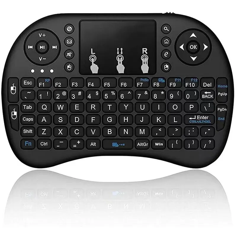 Mini clavier sans fil I8, anglais, russe, TouchSub, souris aérienne, télécommande, ordinateur portable, TV Box, budgétaire, 2.4GHz