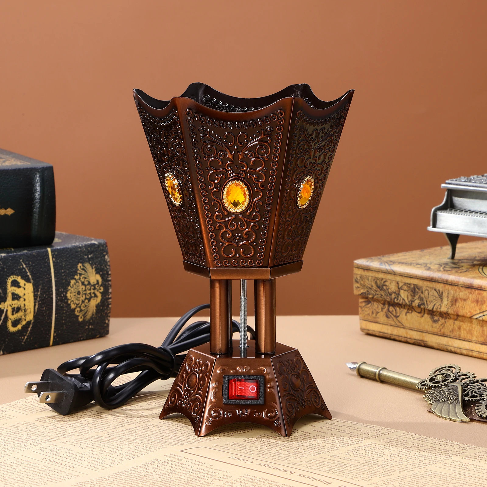 

Electric Arabian Incense Burner Desktop Plug In Censer Burner Yoga Meditation Incense Burners For Home Office Bedroom Decoration
