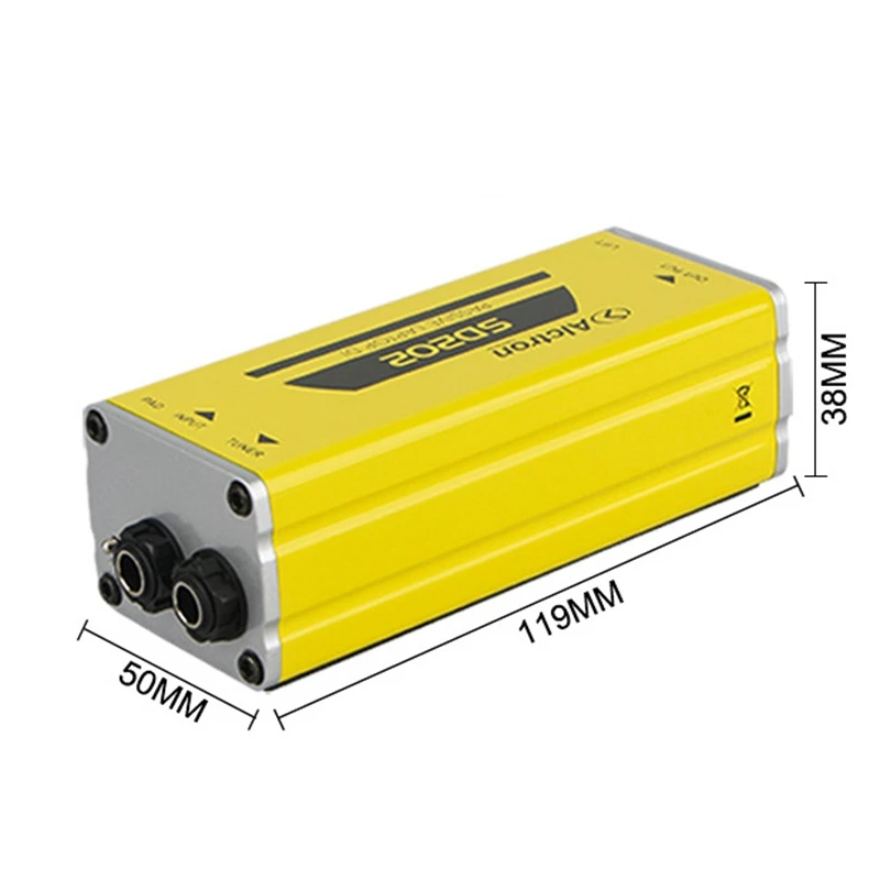 Alctron SD202 Passive DI Box Impedanzumwandlung DI BOX E-Gitarre Direct Connection Box Effect_N22R