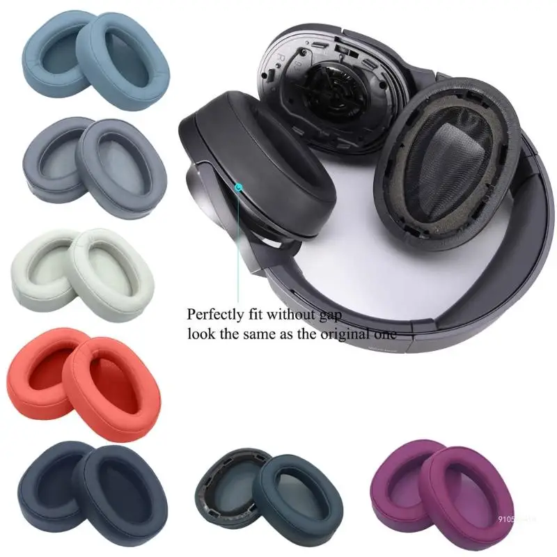 1 Pair Ear Pads Headphone Cushion Cover Replace for MDR-100ABN WH-H900N Earphone Dropship