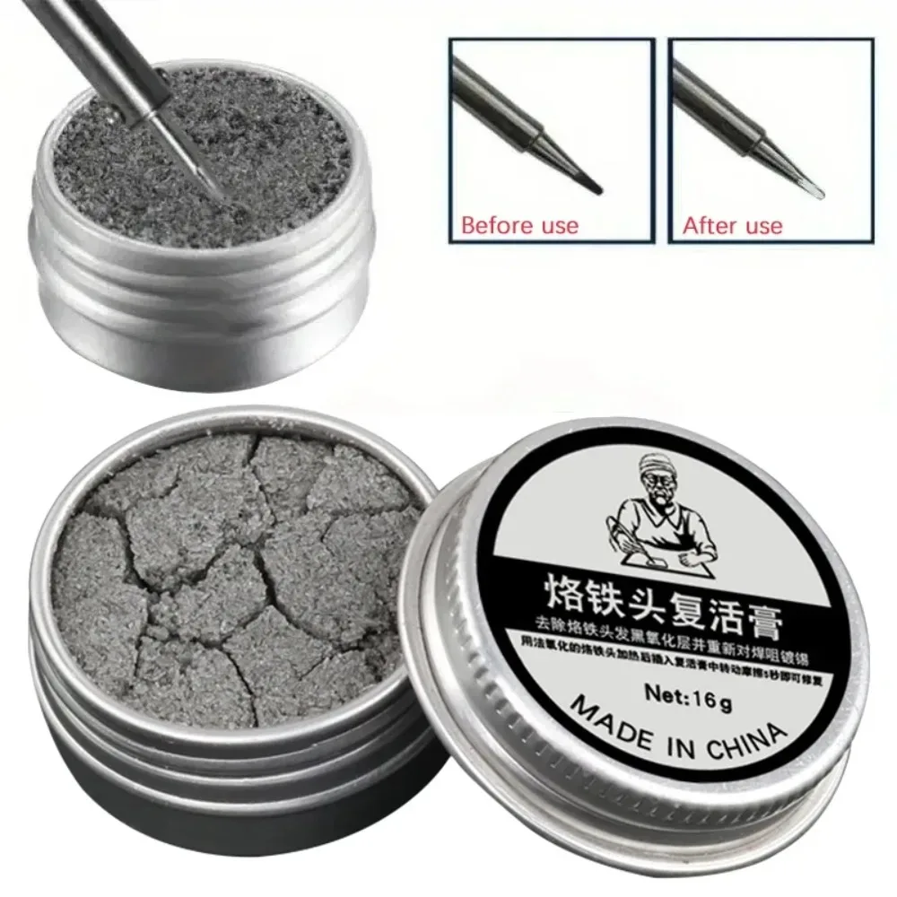 6-30g Soldering Iron Tip Cleaning Paste Soldering Iron Tip Tinner Activator Tip Cleaner Remover  Refresher Repair Tools