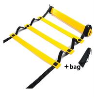 Agility Ladder Nylon Straps Soccer Football Speed Training Ladder Equipment Sports Fitness Running Warm-Up Training Ladder Tool