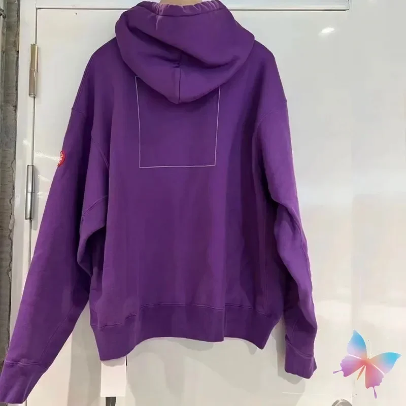 Oversized Hiphop Street Couple Purple CAVEMPT Hoodie Abstract Print Casual Loose Men Women Terry CE Hooded Sweatshirts