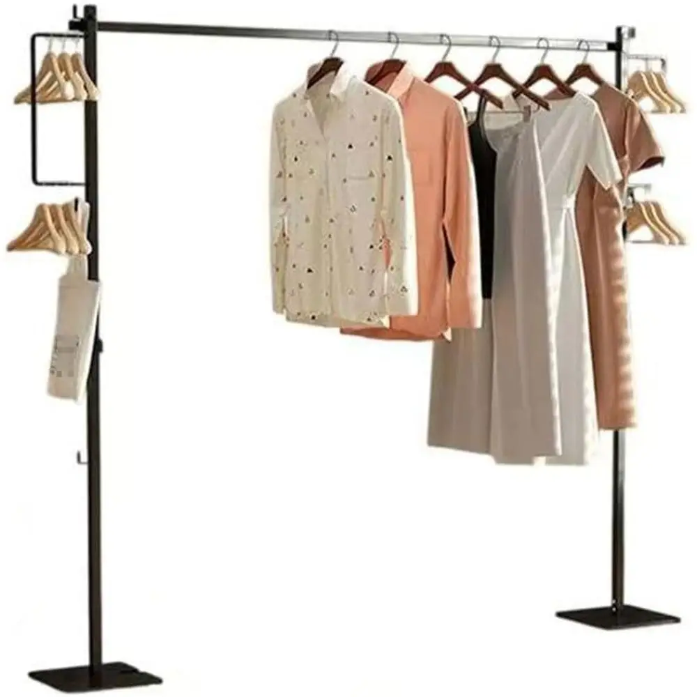 

Компактная складная сушилка для одежды, отдельно стоящая вешалка для одежды для дома, балкона и внутреннего использования, черная