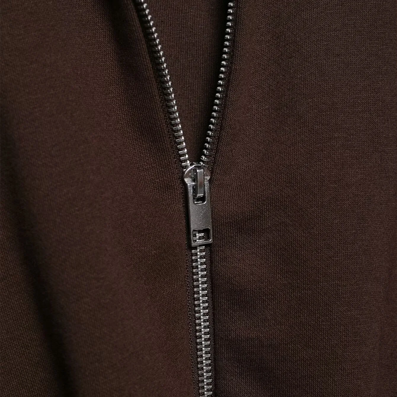HH Damen Mode Langarm Herbst Oberbekleidung Revers Reißverschluss Plissiert Locker Braune Jacke 2026 Neue Damen Abschluss-Saison Mäntel – Detail 7