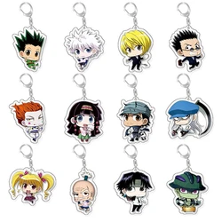Anime Acrylic Keychain-HUNTER×HUNTER Cartoon Character Pendant, Suitable for Bags and Keys,cosplay gifts Perfect Gift for Fans