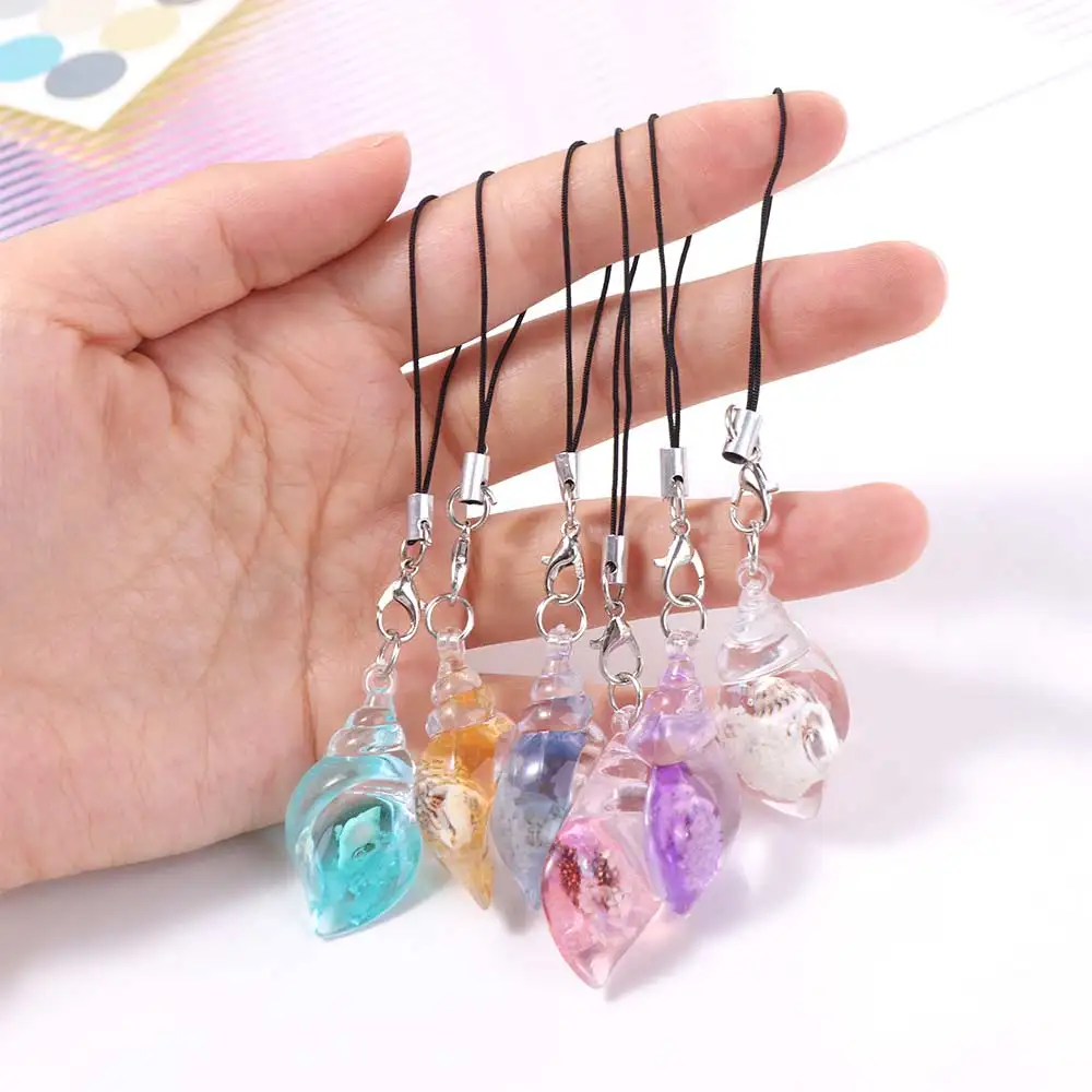 

Conch Mobile Phone Chain Night Glow Lanyard Phone Hanging Rope Kawaii Acrylic Mobile Phone Strap Telephone Jewelry