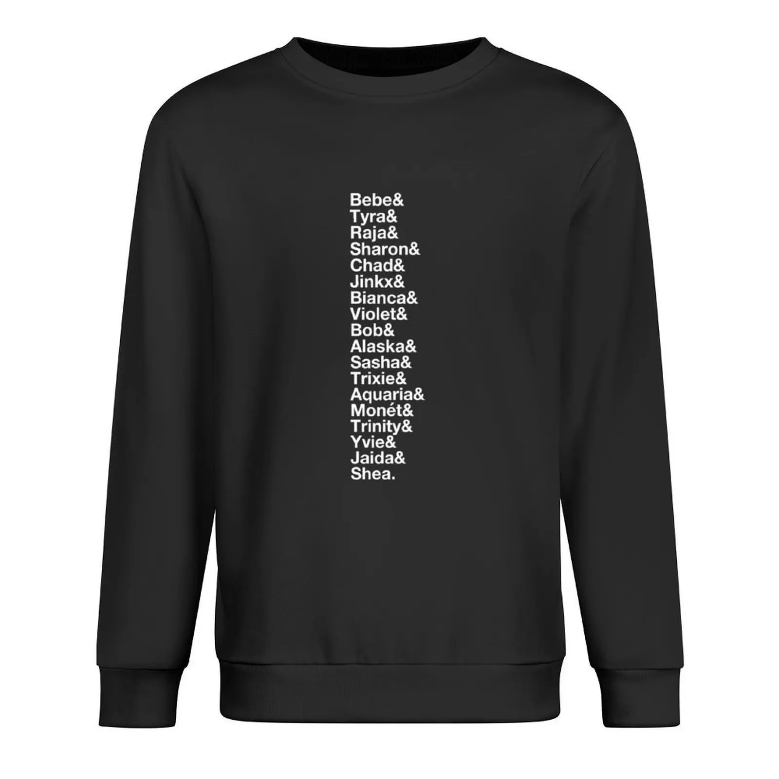 

The Original Drag Race Winners List - White Text Updated 2020 Pullover blouse mens designer clothes men's sweatshirt