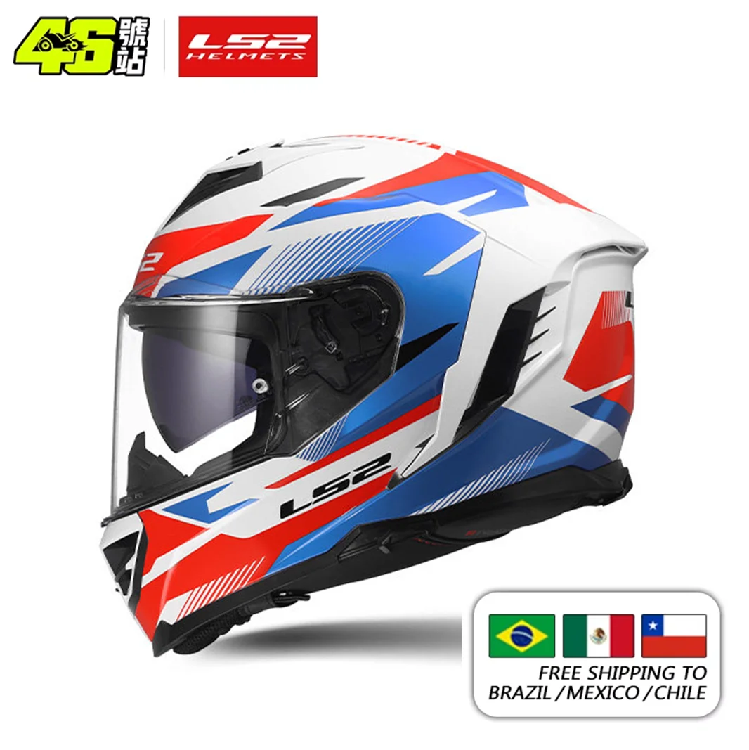 

НОВИНКА: Мотоциклетный шлем LS2 STORM III с двойным визором, полноразмерный, для мужчин, для гонок, всесезонный, модель FF818