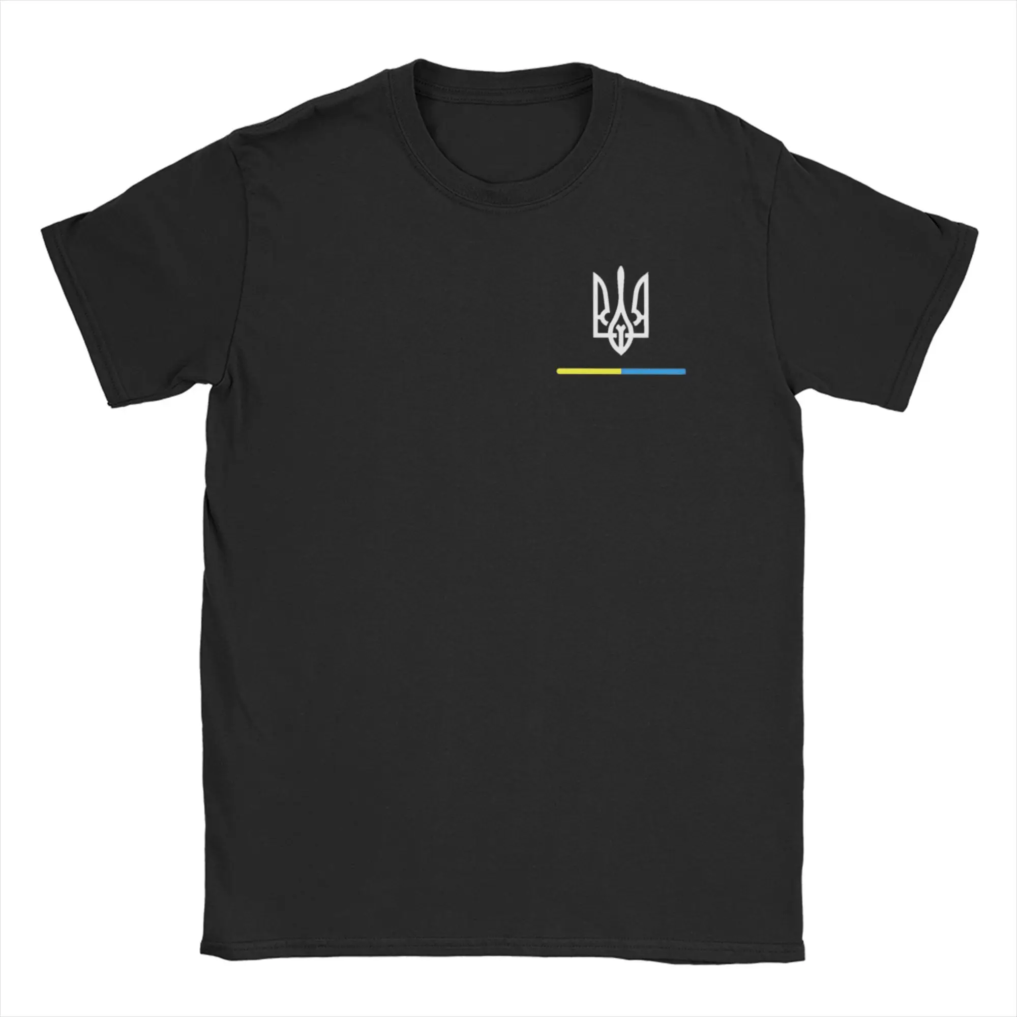 Men Women Zelensky White Ukrainian Trident T Shirt Ukraine Flag 100% Cotton Clothes Unique Short Sleeve Tees Plus Size T-Shirt