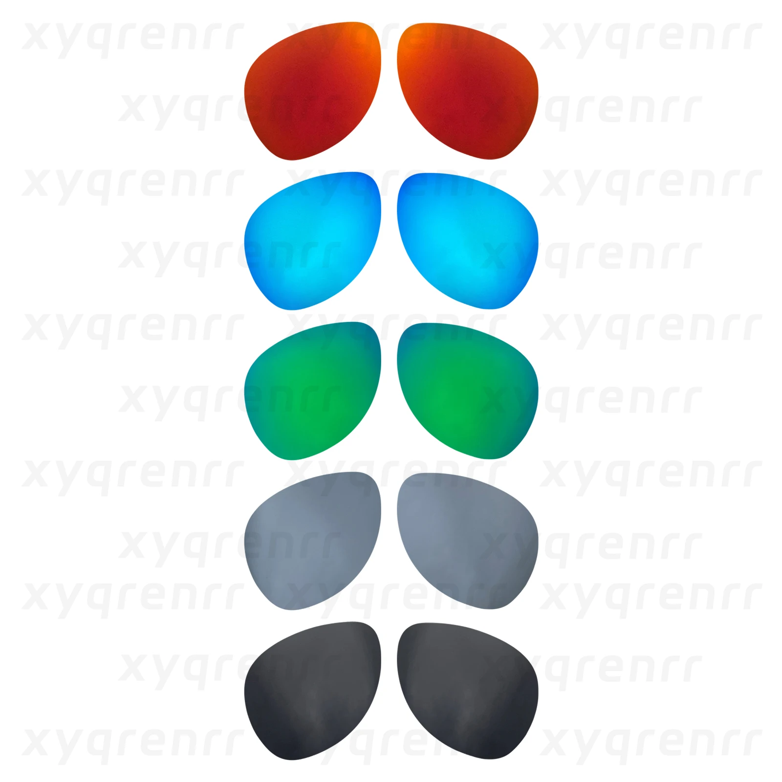 xyqrenrr عدسات بديلة مستقطبة سميكة 1.0 مم لنظارة Oakley Plaintiff OO4057 الشمسية - أكثر من 19 لونًا