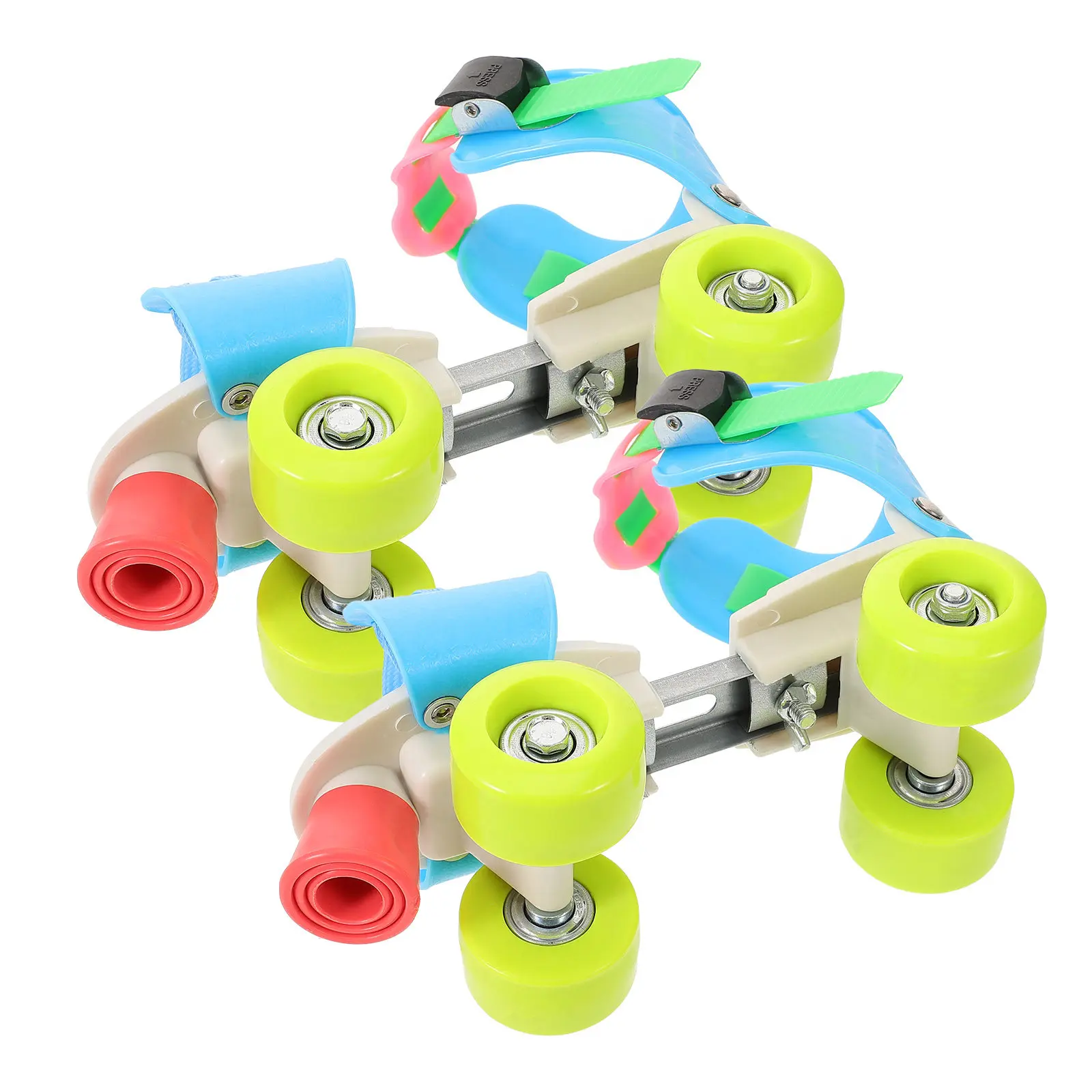 1-par-de-patines-ajustables-con-ruedas-zapatos-de-patinaje-con-cuatro-ruedas-calzado-de-proteccion-para-entrenamiento-ideal-para-deportes-uso-en-interiores-y-exteriores-y-para-mayor-comodidad