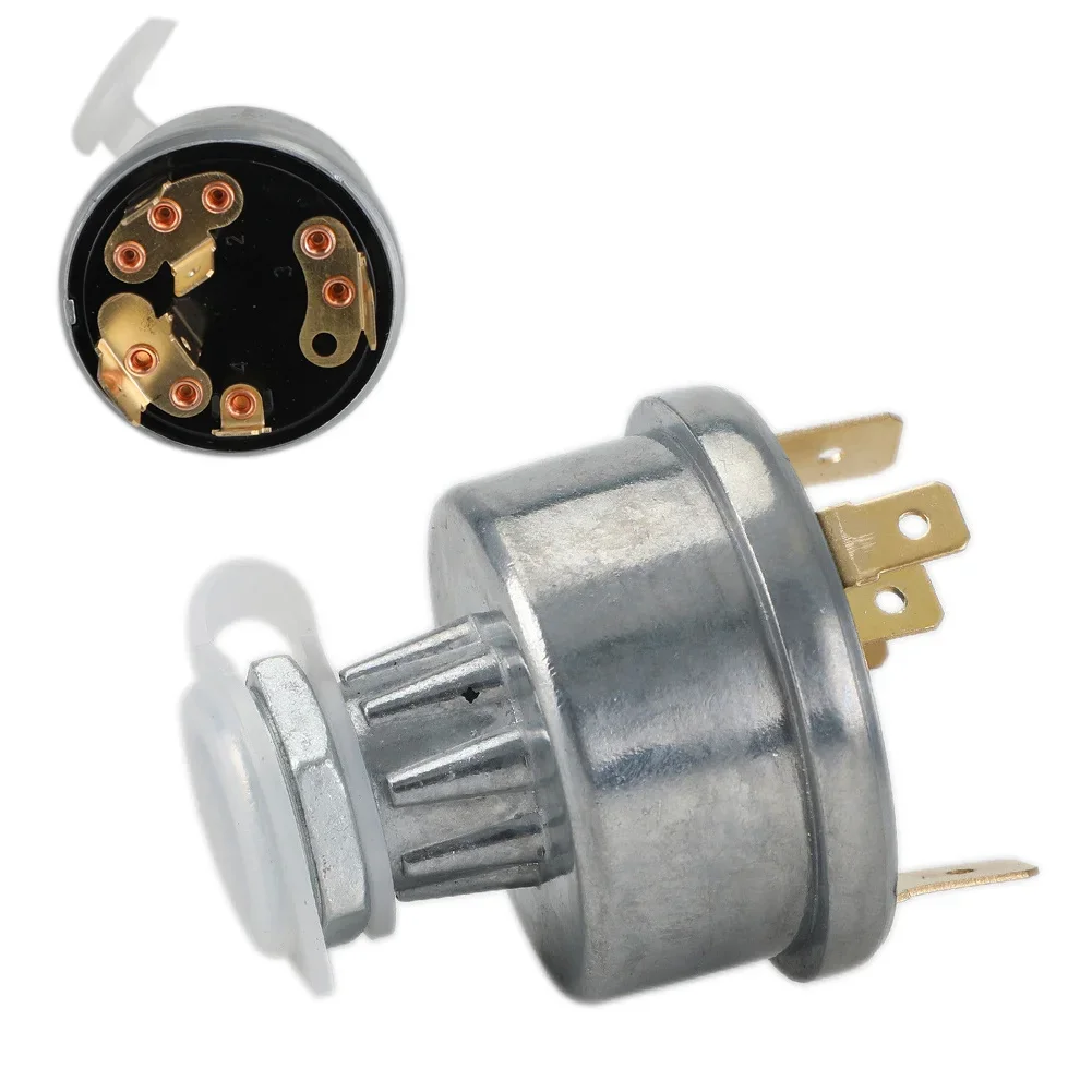 

Switch Tractor Accessories Durability For Lucas 128SA 35670 Tractor Ignition Switch Metal 12V/24V 150g Ignition