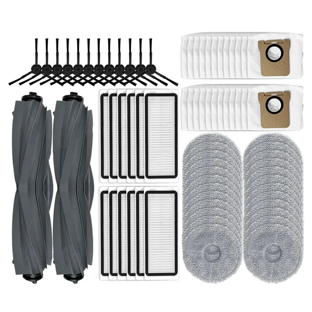 

ABBK-For Dreame Bot L20 Ultra / L30 Ultra / X20 Pro Main Side Brush Mop Cloths Hepa Filter Dust Bags Accessories Parts