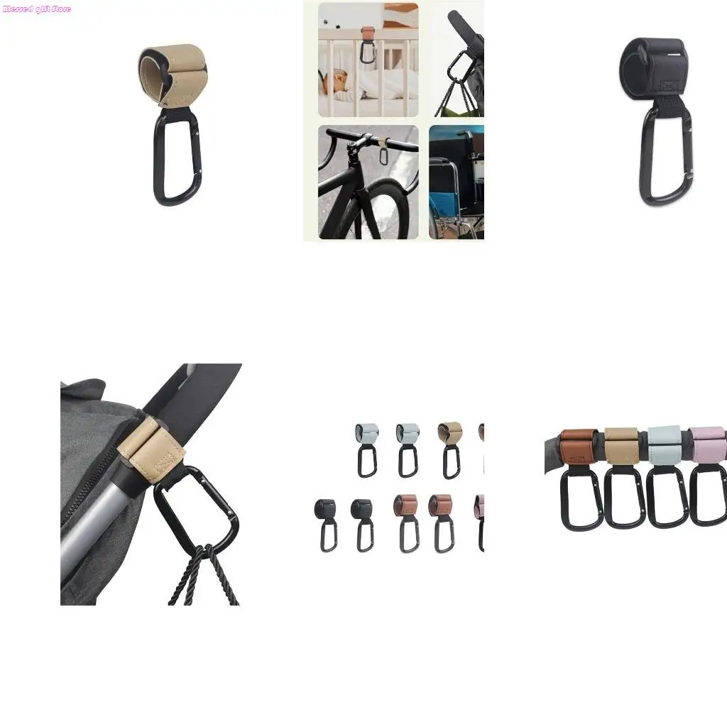 

D0JC Крючок для коляски Зажим для органайзера Крючки для сумок Велосипеды Подвесные крючки Вешалка для сумки для подгузников