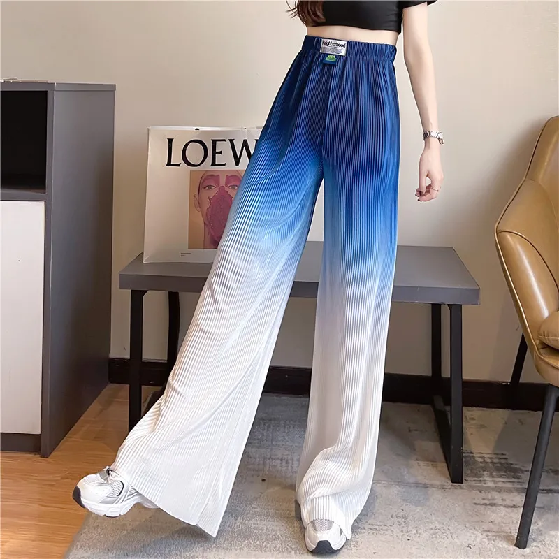 Women Summer Spring Ruffles Vintage Big Large Plus Sizes Casual Party Fashion Loose Colors Full Long Pant