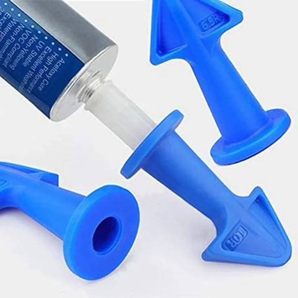 3pc Multi-functional Caulk Nozzle Scraper Plastic Sealant Finishing Grrout Floor Mould Removal for Silicone Sealant Nozzles Kit