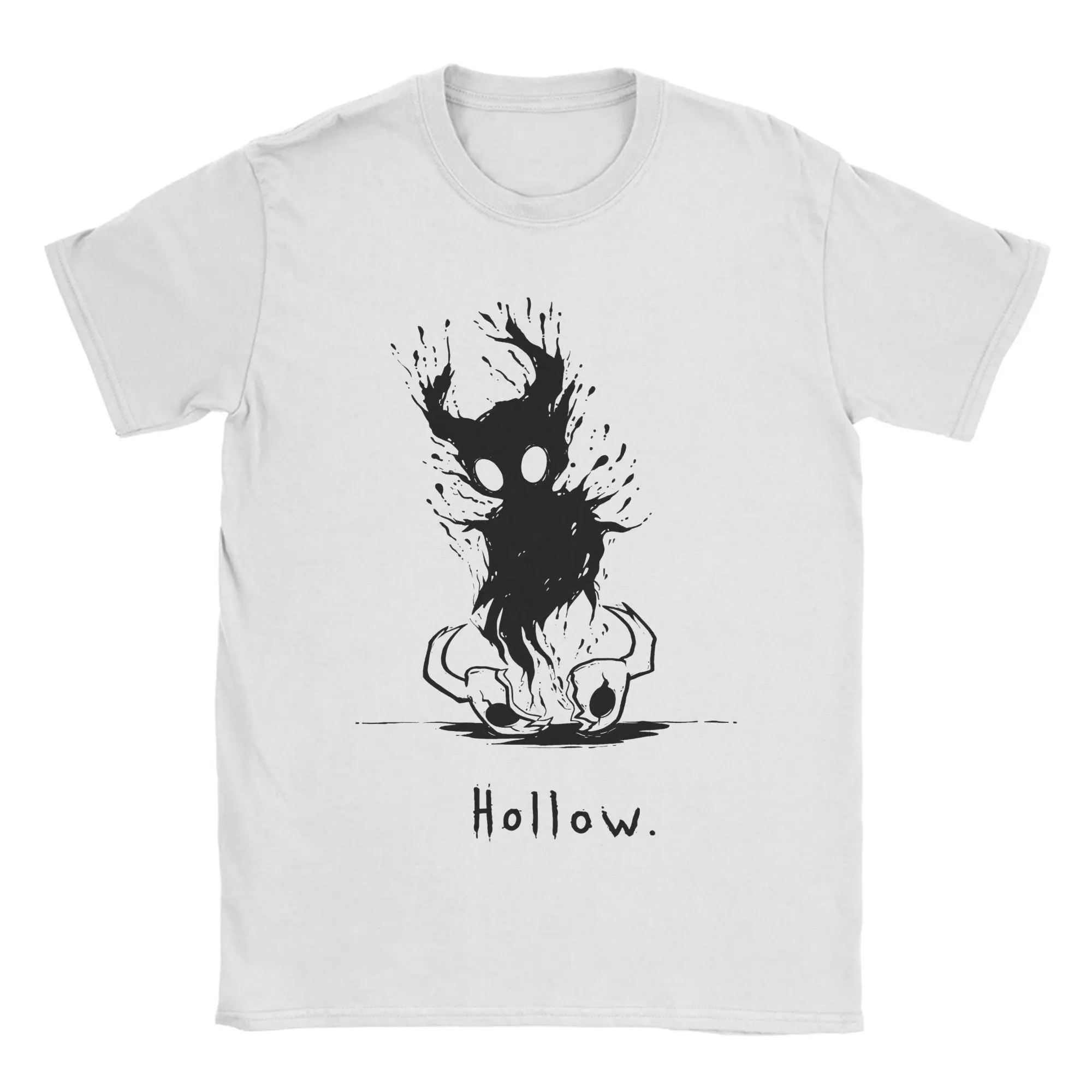 Hollow Void Hollow Knight T Shirts 100% Cotton Leisure T-Shirts Round Collar Game Tee Shirt Short Sleeve Clothing Classic