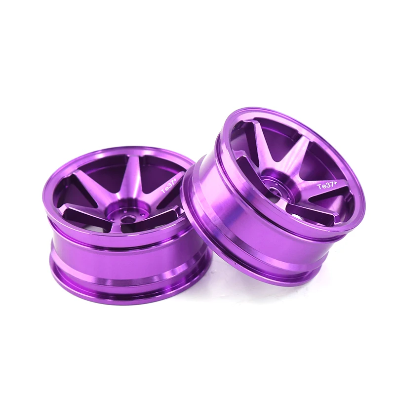 4pcs 1/10 On-Road Drift Car 52MM Aluminum Alloy Metal Wheel Hub Climb Car Wheel Rim For HSP Tamiya HPI Kyosho Sakura 110